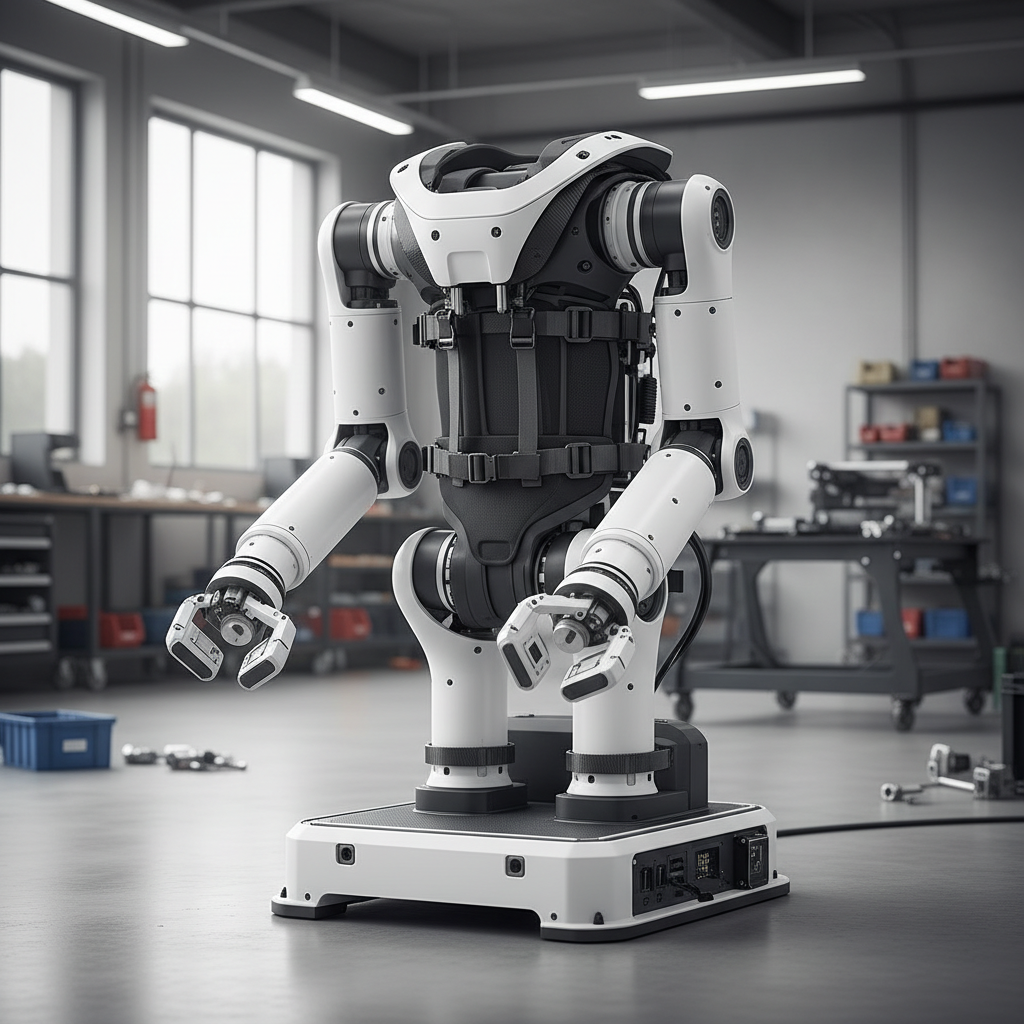 ABB YuMi IRB 14050 ranked product image in the top 10 Work Lifting Assistance Robots. Image by www.CleaningRobots.Online.