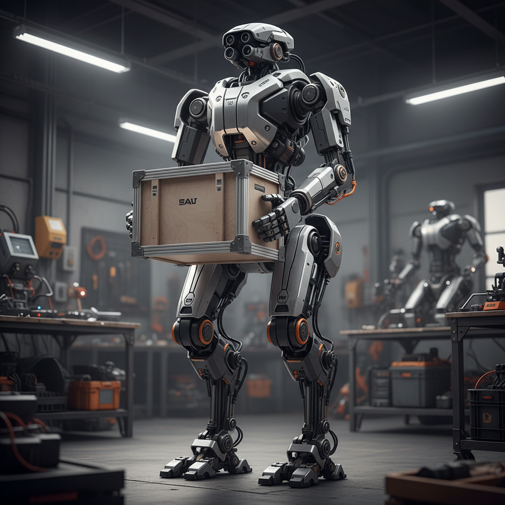 Agility Robotics Digit V4 ranked product image in the top 10 Work Lifting Assistance Robots. Image by www.CleaningRobots.Online.
