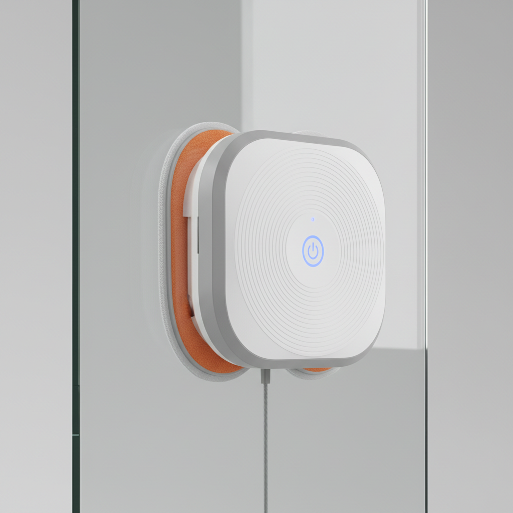 Alfawise WIN660 ranked product image in the top 10 Window Cleaning Robots. Image by www.CleaningRobots.Online.