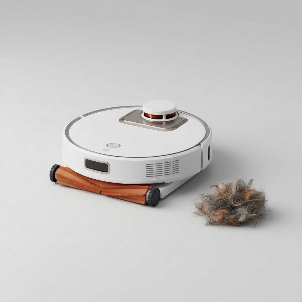 Ecovacs Deebot T20 Omni Pet ranked product image in the top 10 Pet Hair Robots. Image by www.CleaningRobots.Online.