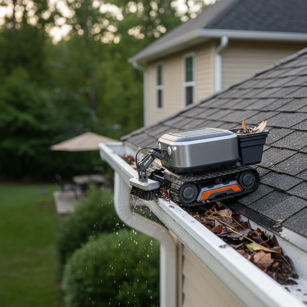 GCR Gutter Cleaning Robot V5 related product comparison image in the Gutter Cleaning Robots category. Image by www.CleaningRobots.Online.
