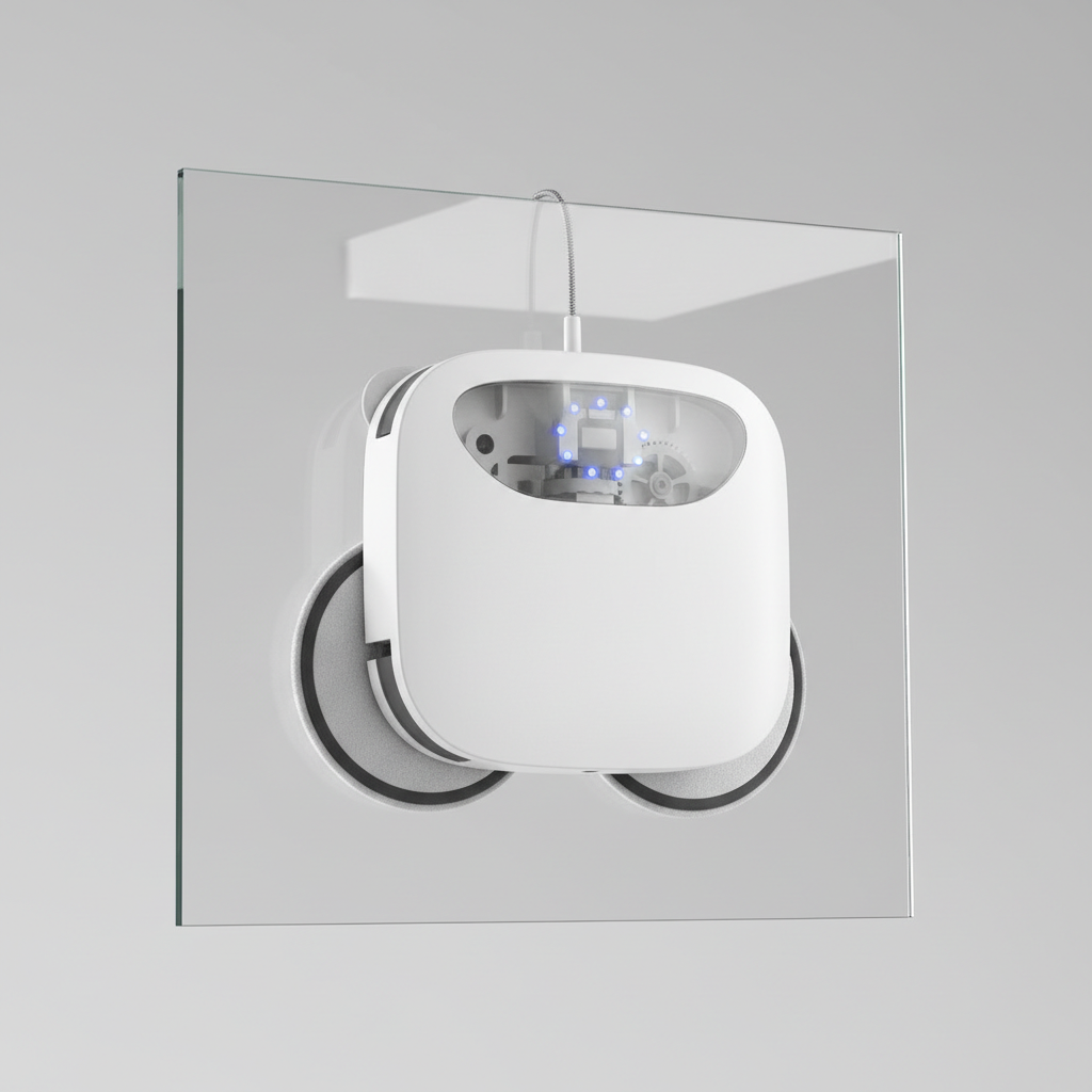 Gladwell Cordless Cleaner ranked product image in the top 10 Window Cleaning Robots. Image by www.CleaningRobots.Online.