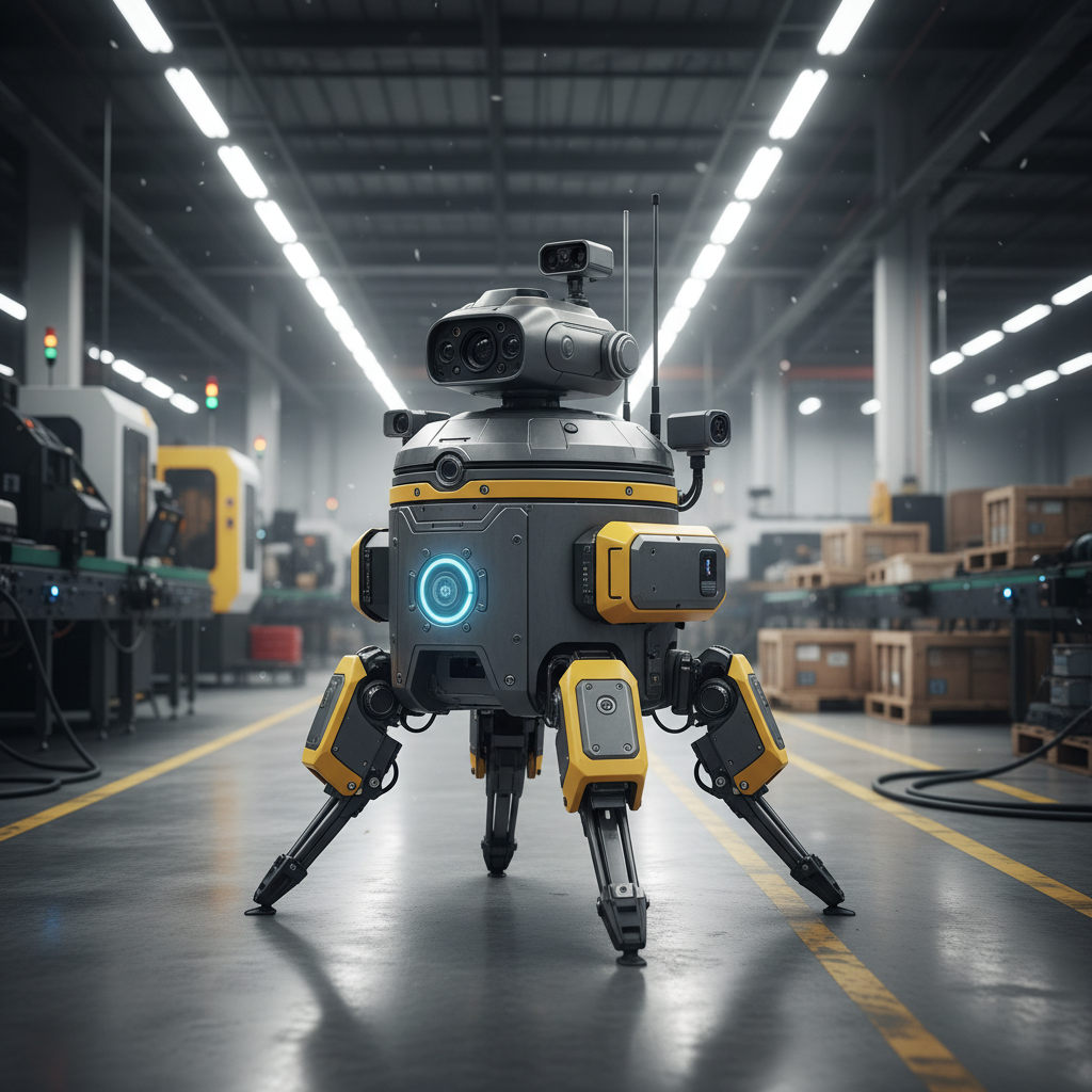 Hikvision SafetyEye Patrol ranked product image in the top 10 Work Safety Robots. Image by www.CleaningRobots.Online.