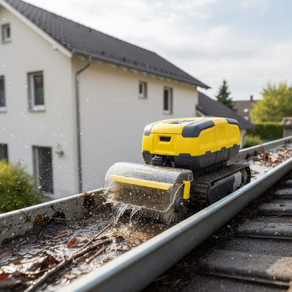 Kärcher Gutter Cleaning Attachment ranked product image in the top 10 Gutter Cleaning Robots. Image by www.CleaningRobots.Online.