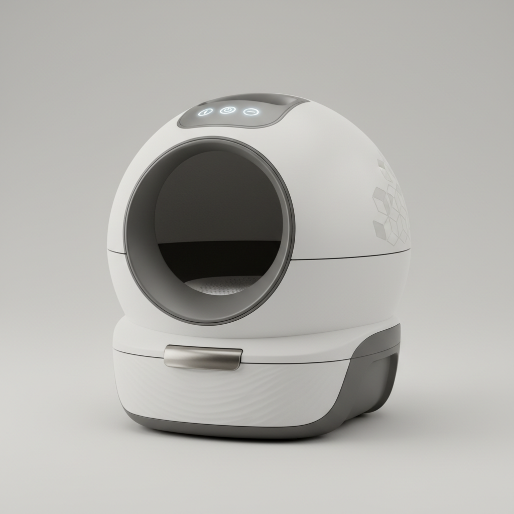 Whisker Litter-Robot 4 Bundle ranked product image in the top 10 Robot Litter Boxes. Image by www.CleaningRobots.Online.