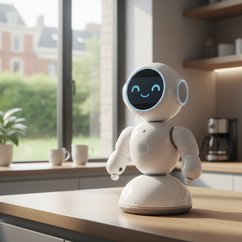 Miko 3 ranked product image in the top 10 Home Assistant Robots. Image by www.CleaningRobots.Online.