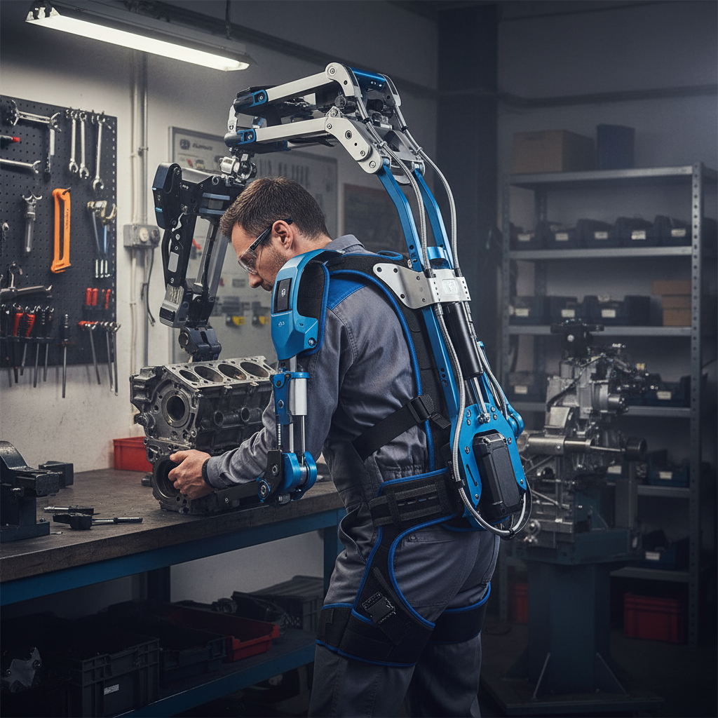 Ottobock Paexo Back ranked product image in the top 10 Work Lifting Assistance Robots. Image by www.CleaningRobots.Online.