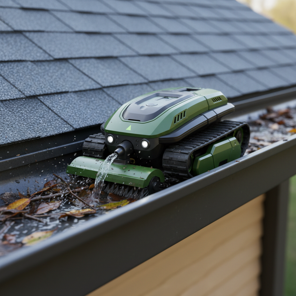 RoboGutter Pro related product comparison image in the Gutter Cleaning Robots category. Image by www.CleaningRobots.Online.