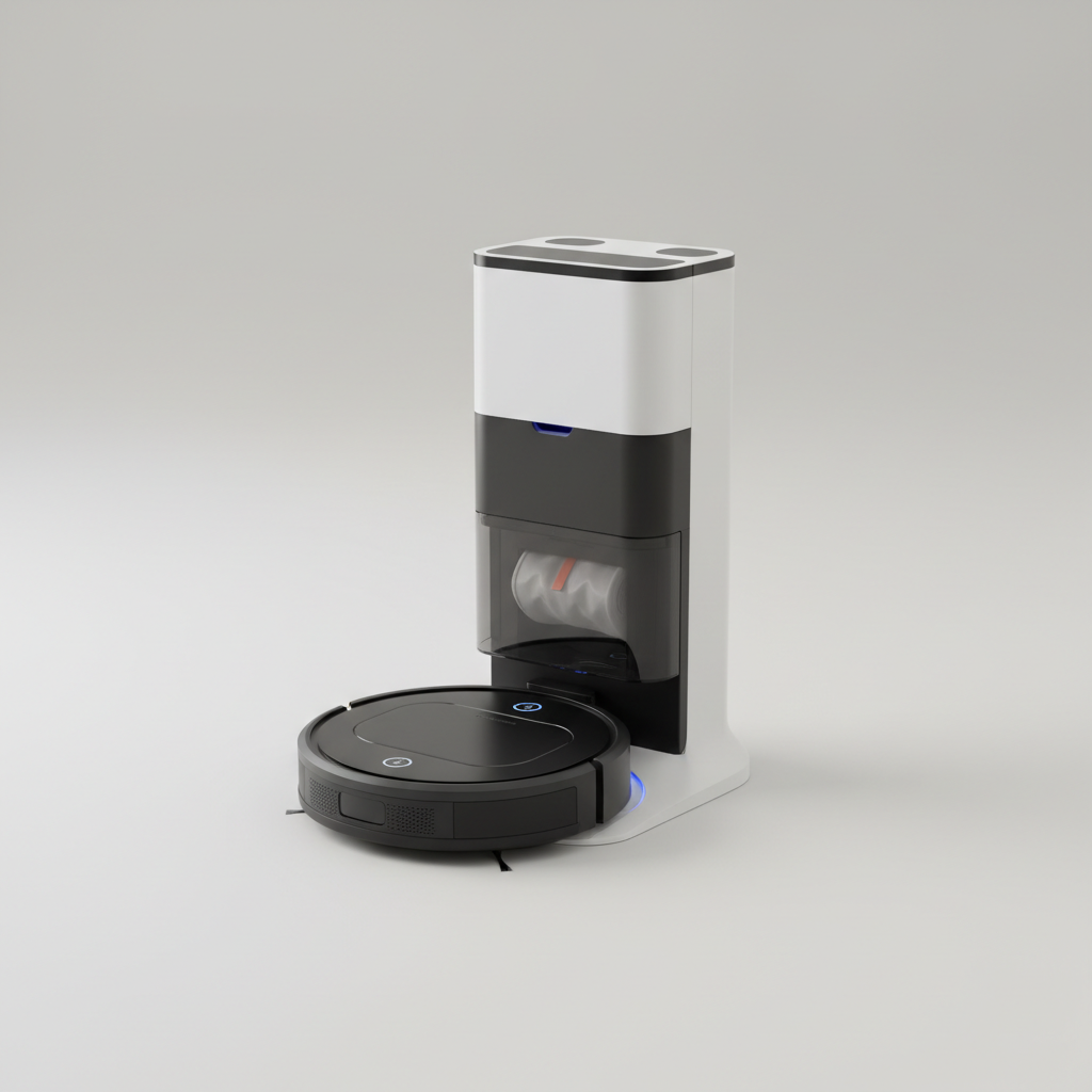 iRobot Roomba s9+ ranked product image in the top 10 Self-Empty Vacuums. Image by www.CleaningRobots.Online.