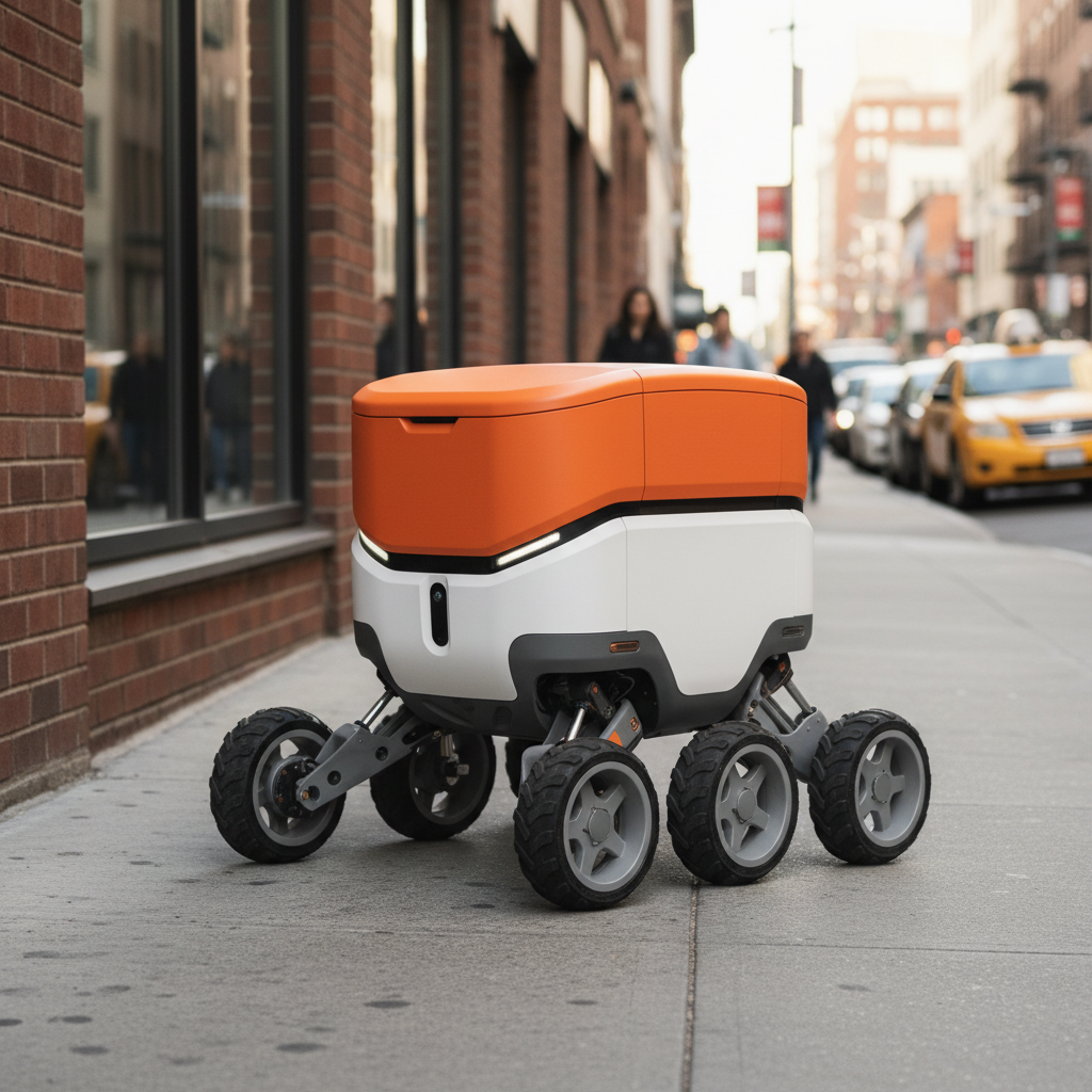 Serve Robotics Serve Gen 3 related product comparison image in the Food Delivery Robots category. Image by www.CleaningRobots.Online.