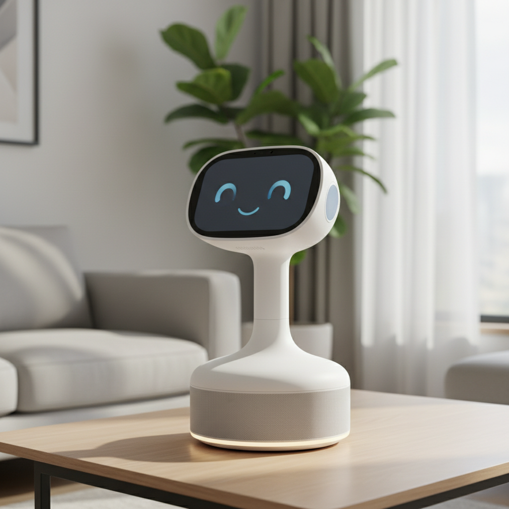 Temi Personal Robot ranked product image in the top 10 Home Assistant Robots. Image by www.CleaningRobots.Online.