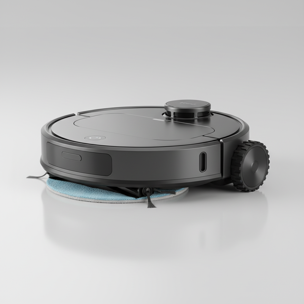 Yeedi M12 Pro+ ranked product image in the top 10 Vacuum & Mop Combos. Image by www.CleaningRobots.Online.