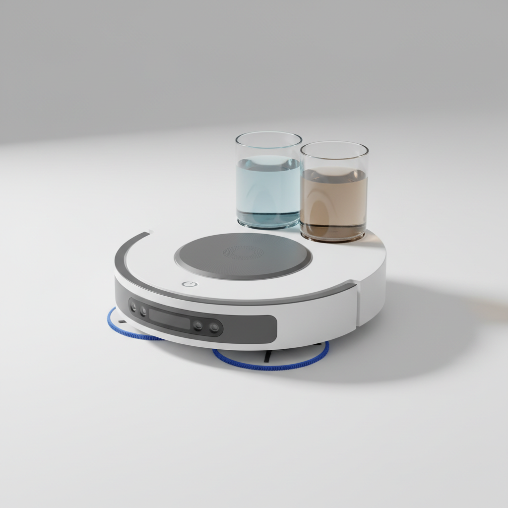 Yeedi Mop Station ranked product image in the top 10 Robot Mops. Image by www.CleaningRobots.Online.